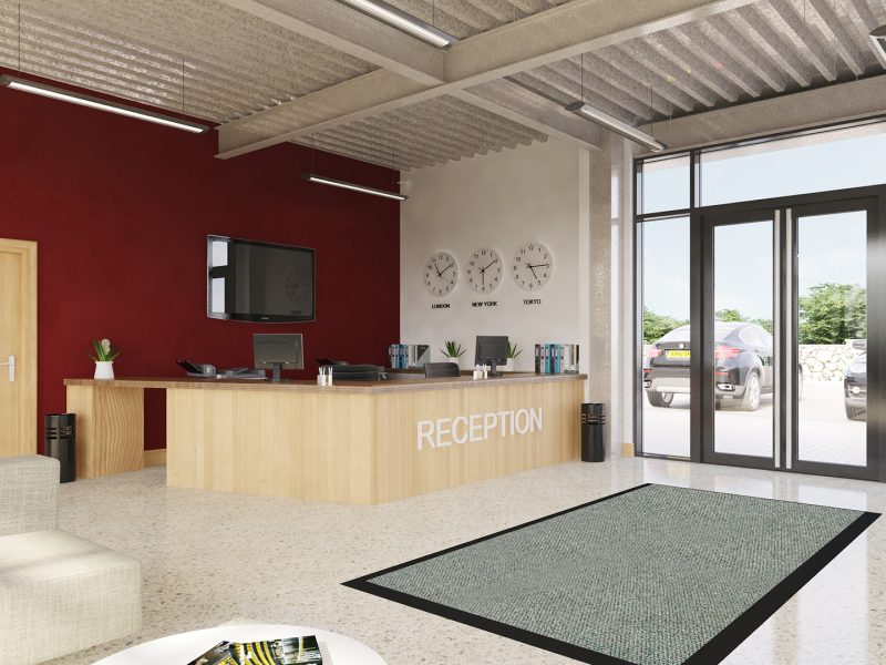 AluK GT 55 Commercial Door.