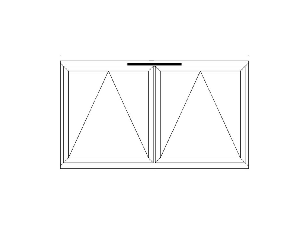AluK 58BW - Left & Right: Top Hung