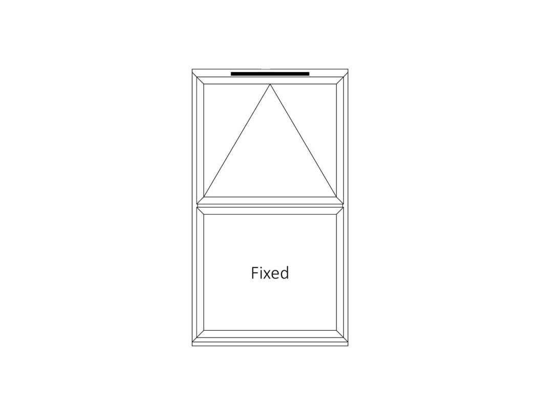 AluK 58BW - Top Hung, Fixed