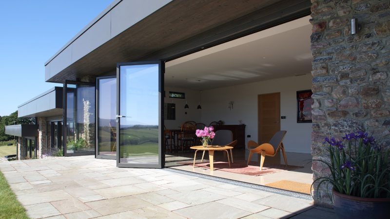 Aluminium Bi-folding Doors Devon