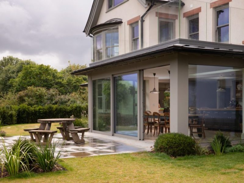 Aluminum Pressing on sliding door.