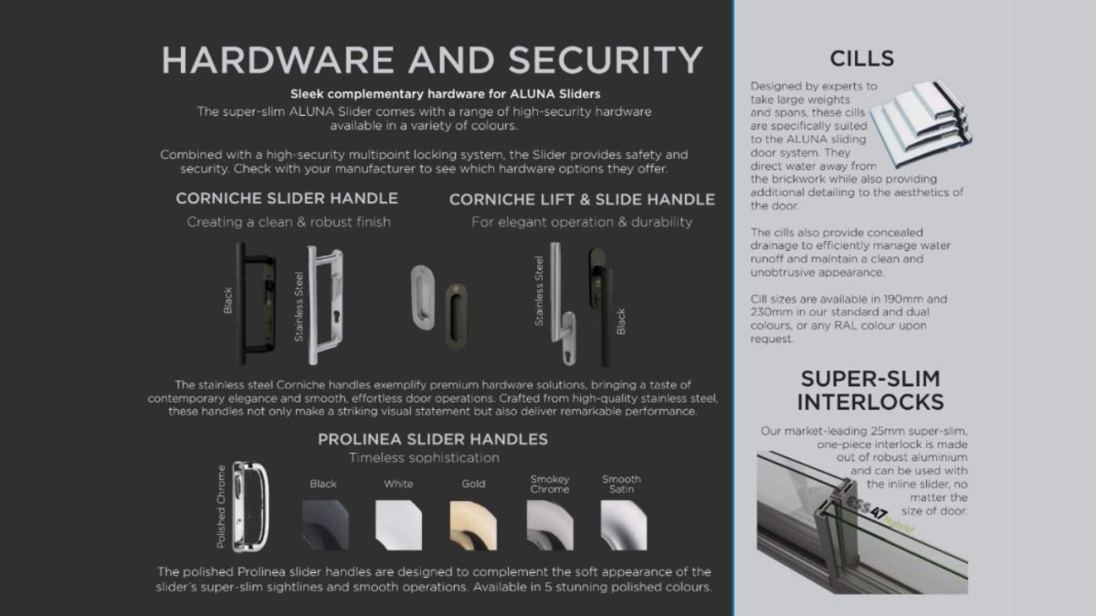 ALUNA Slider Hardware