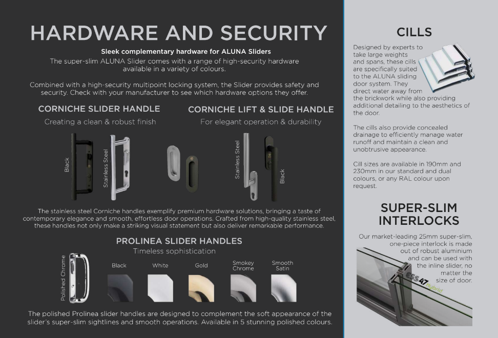 ALUNA Slider Hardware.