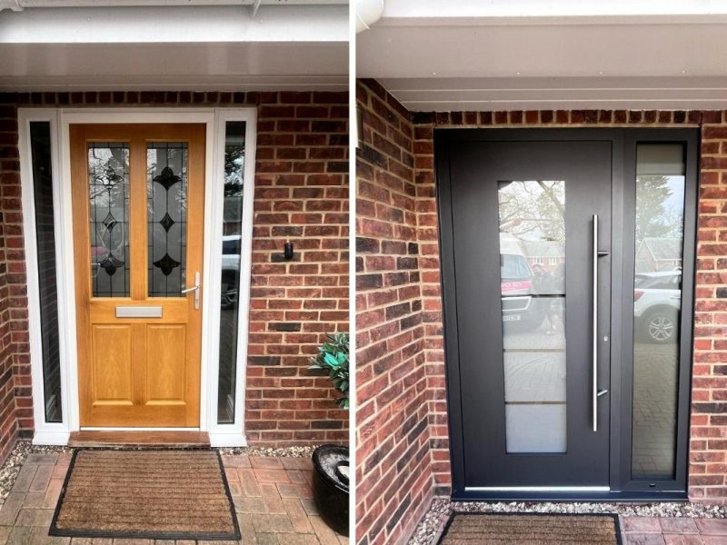 ALUNA SL75 Entrance Door