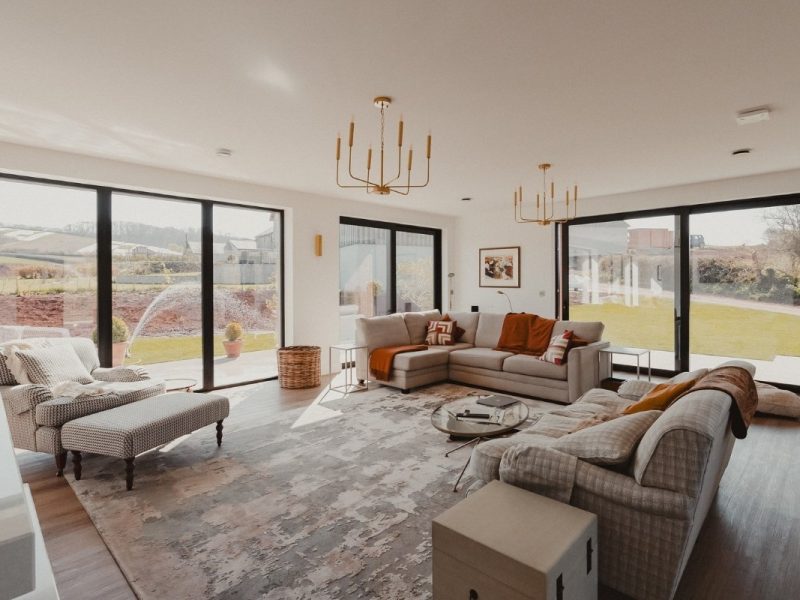 aluminium windows and lift and slide doors