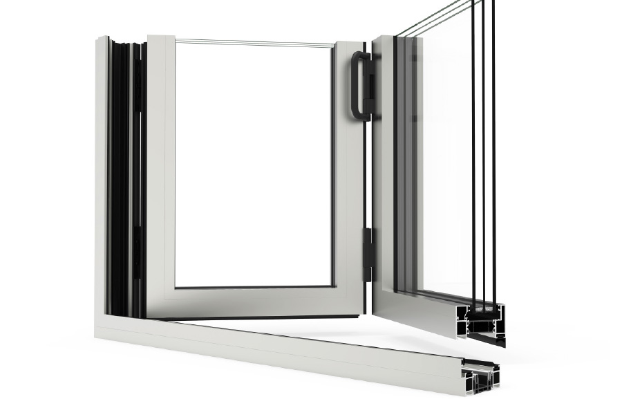 Cortizo Bi-Fold Plus Corner Sample