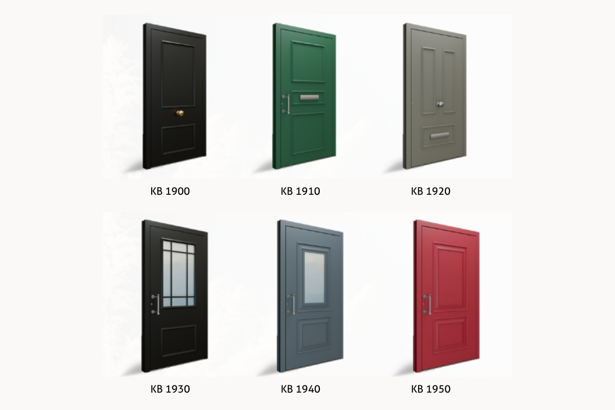 Traditional Flush Front Door Panel Designs