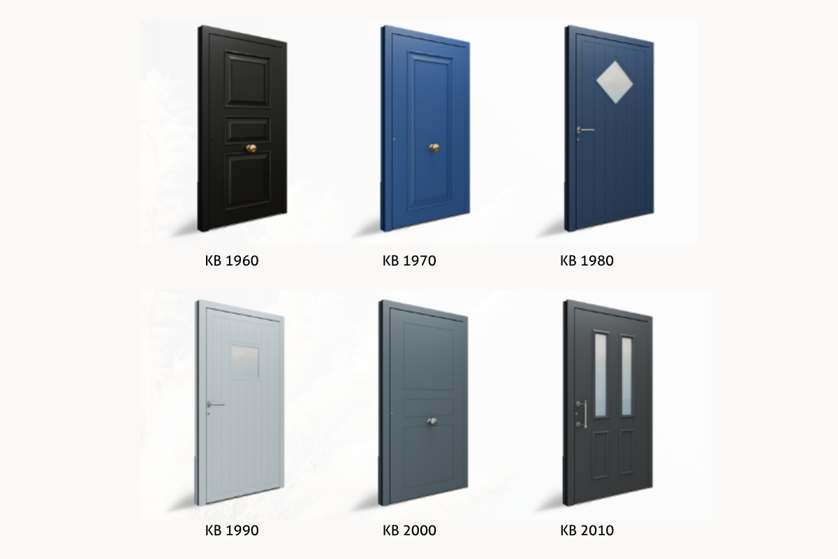 Traditional Flush Front Door Panel Designs