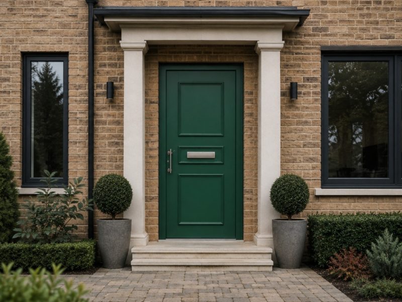 Traditional Flush Front Door