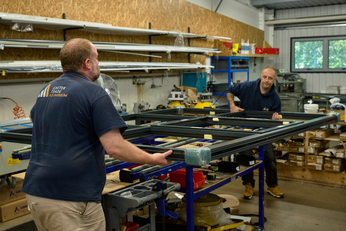 Exeter aluminium window fabrication